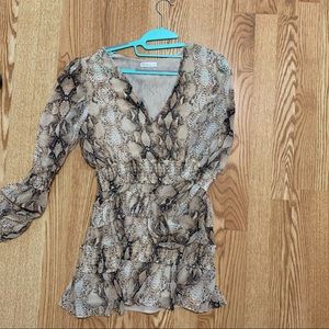 SNAKE SKIN DRESS